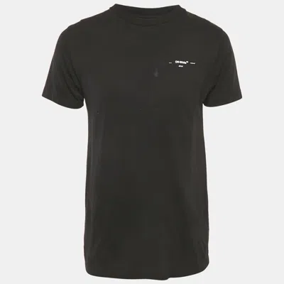Pre-owned Off-white Black Cotton Knit T-shirt S