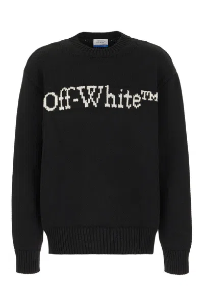 Off-white Black Cotton Knitwear