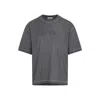 Off-white Black Cotton Laundry Skate Short Sleeves Tee In Gray
