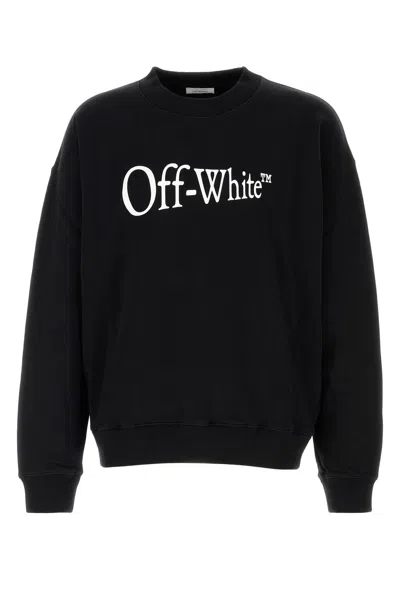 Off-white Off White Black Cotton Oversize Sweatshirt