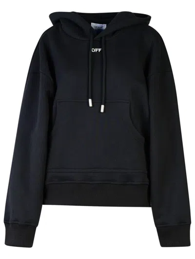 Off-white Black Cotton Sweatshirt