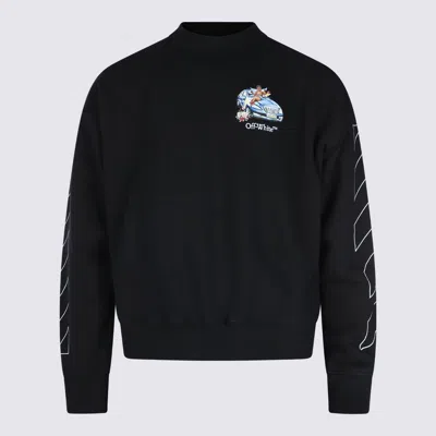 OFF-WHITE OFF-WHITE BLACK COTTON SWEATSHIRT