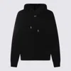 Off-white Hooded Sweatshirt Featuring Graphic Print In Black