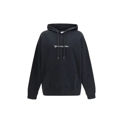 Off-white Black Cotton Sweatshirt