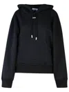 Off-white Hooded Cotton Sweatshirt Kangaroo Pocket
