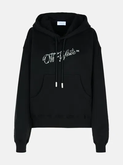 Off-white Black Cotton Sweatshirt