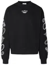 OFF-WHITE BLACK COTTON SWEATSHIRT