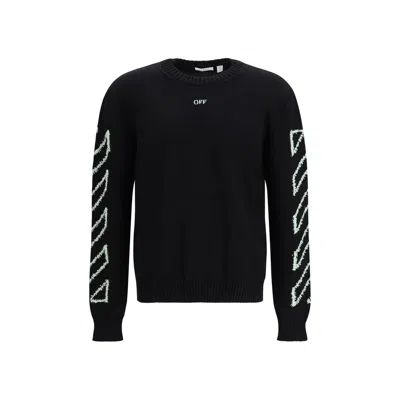 Off-white Sweater Men In Black