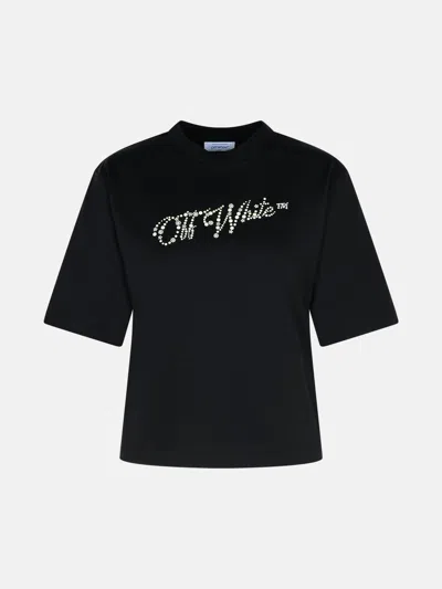 Off-white Black Cotton T-shirt