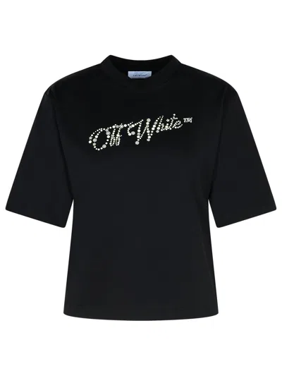 Off-white Black Cotton T-shirt Women