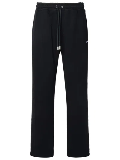OFF-WHITE OFF-WHITE BLACK COTTON TRACK PANTS