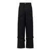 Off-white Black Relaxed Carpenter Jeans In Black