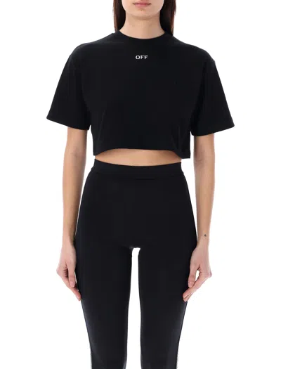 Off-white Off White Black Stretch Cotton T Shirt