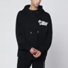 Off-white Black Cupid Tape Skate Hoodie In Animal Print