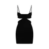 Off-white Off White Cut Out Mini Dress In Black