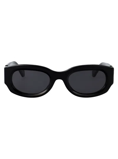 Off-white Black Dark Grey Acetate Sunglasses