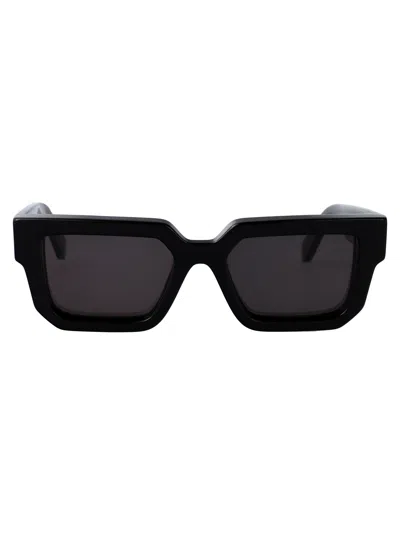 Off-white Black Dark Grey Acetate Sunglasses