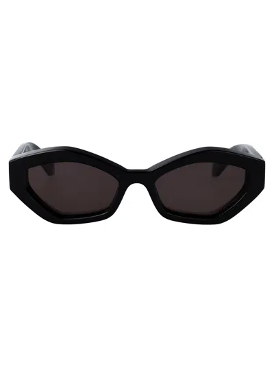 Off-white Black Dark Grey Acetate Sunglasses