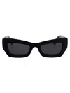 Off-white Black Dark Grey Acetate Sunglasses