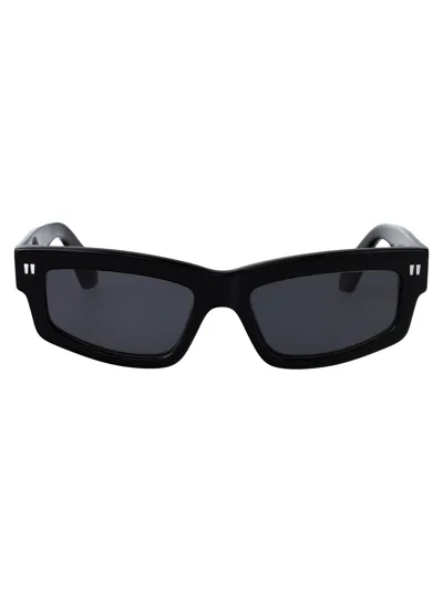 Off-white Black Dark Grey Acetate Sunglasses
