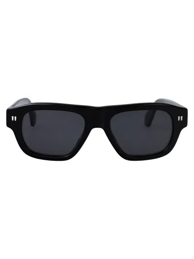 Off-white Black Dark Grey Acetate Sunglasses