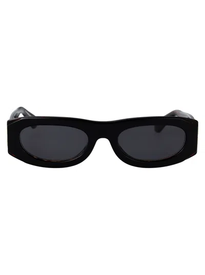 Off-white Black Dark Grey Acetate Sunglasses