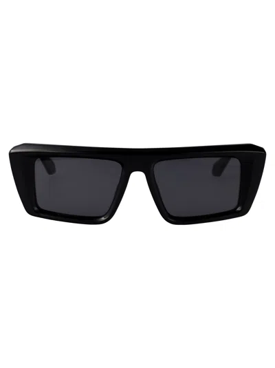 Off-white Black Dark Grey Acetate Sunglasses