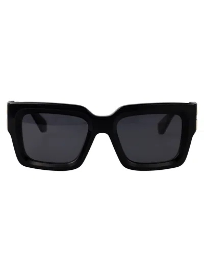 Off-white Black Dark Grey Acetate Sunglasses