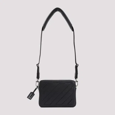 Off-white Black Diag Calf Leather Camera Bag