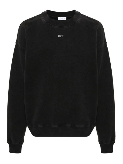 Off-white Dotted Arrow Diagonal Skate Sweatshirt In Multi