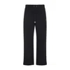 Off-white Black Cotton Scribble Diagonal Sweatpants In Black