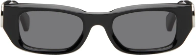 Off-white Black Fillmore Sunglasses In Black Dark Grey
