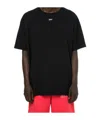 Off-white Graphic Brush Arrow Print T-shirt And Vest In Multi
