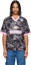 Off-white Fresco Soccer T-shirt In Black&white Angels
