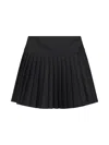 Off-white Black Gabardine Big Bookish Pleated Mini Skirt In Black