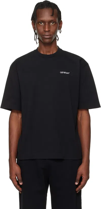 Off-white Black Half Arrow Skate Logo T-shirt