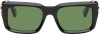 Off-white Black Hays Sunglasses In Black Green