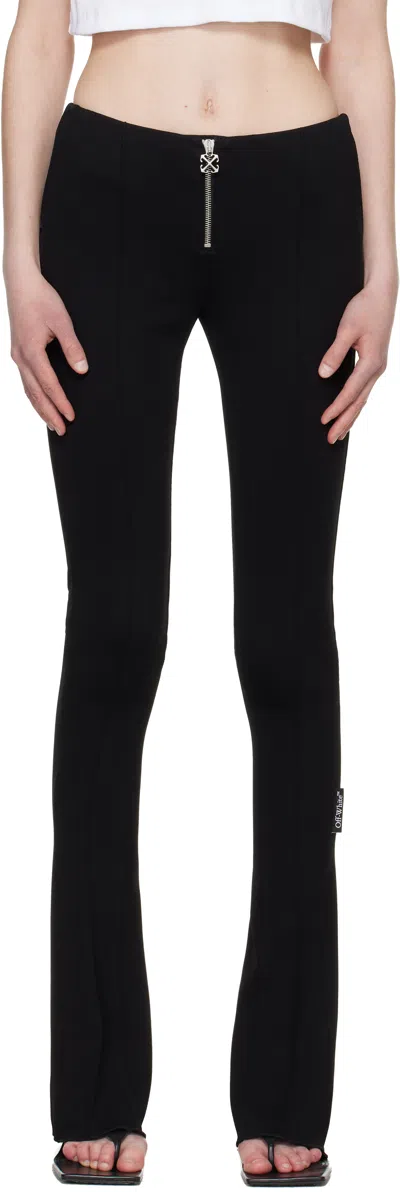Off-white Black Heavy Jersey Slim Trousers