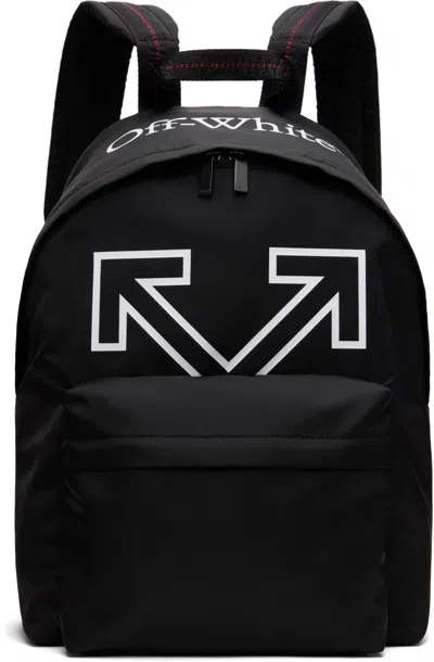 Off-white Black Heritage Backpack In Black - White