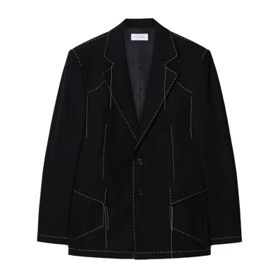 Off-white Stitch Blazer In Black