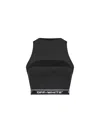 Off-white Arrow-motif Jacquard Crop Top In Black