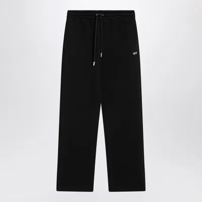 OFF-WHITE OFF-WHITE  BLACK JOGGING TROUSERS WITH OFF LOGO