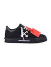 Off-white New Low Vulcanized Canvas Sneakers In Black