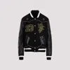 Off-white Horseshoe Bomber Jacket In Black