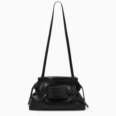 Off-white Black Leather Shoulder Bag Women