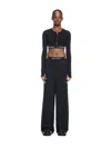 Off-white Off White Women Logo Band Pants In Black