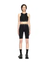 Off-white Black Logo Band Zip Rowing Top In Black
