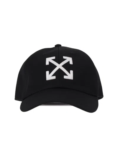 Off-white Black Logo Baseball Hat