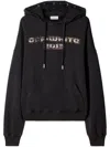 Off-white Off White Cotton Hoodie In Black