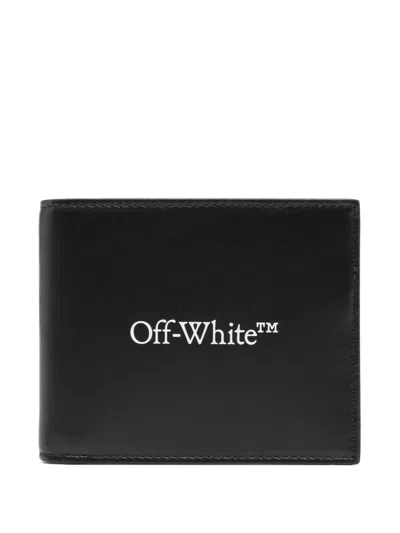 Off-white Logo Wallet In Black